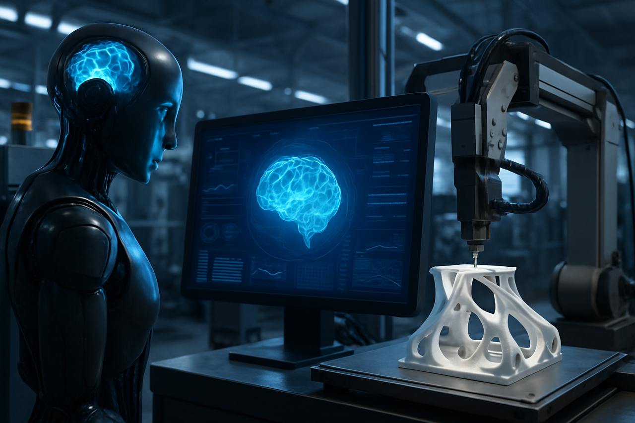 Comment l'intelligence artificielle transforme l'impression 3D industrielle